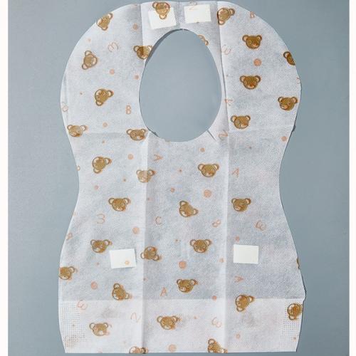 中国Customized Non woven Disposable Feeding Kids Bibs Waterproof Apronメーカー