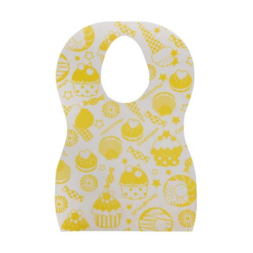 中国Disposable baby apron with pocket paper, made of PE material, waterproof, capable of printing multiple patternsメーカー