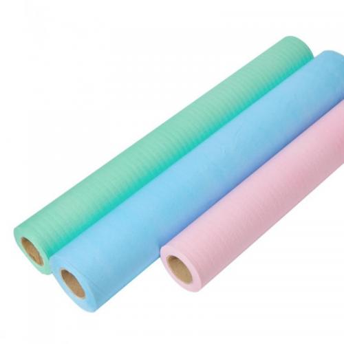 中国Laminated Paper Film Roll Degradable Examination Bed Sheet Paper Film Roll Couch/Table Padメーカー