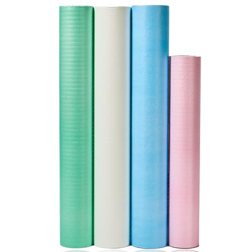 中国Medical Disposable Bed Sheets Roll Hospital Massage Paper Plus PE Film Cover for Exam Table ISO Certified SPA Couch Paper Rollsメーカー