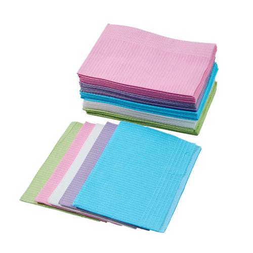 中国Professional Dental Clinic Hand Hygiene Disposable Bib, CE/ISO Certified Paper+Film Waterproof Wipe for Dentist & Dental Staff Useメーカー