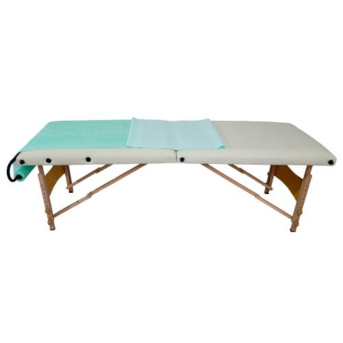 中国Hospital Outpatient Hand Hygiene Disposable Bed Sheet Roll, CE Certified PP+PE Non-Woven Wipe for Medical Staffメーカー