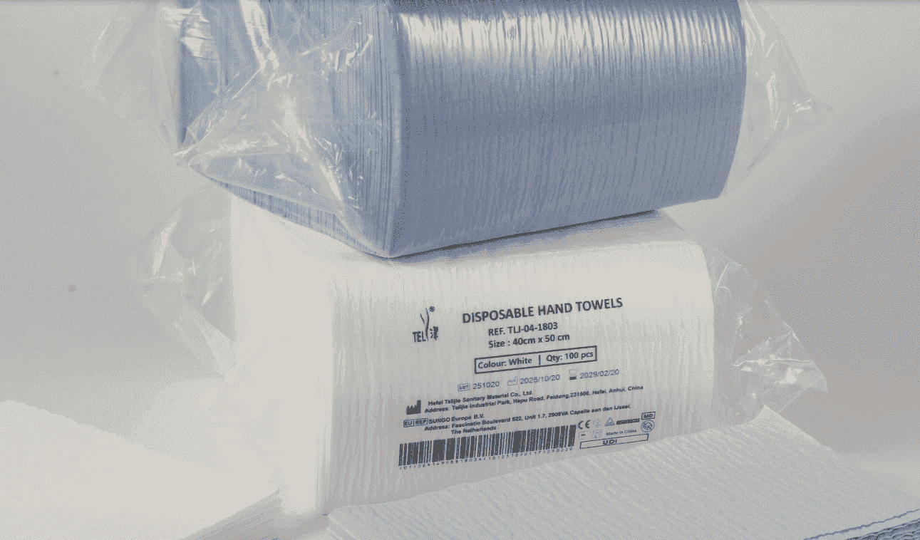 40×50cm 3/4プライスクリム紙強化タオル 使い捨てサージカルペーパー ハンド吸収タオル