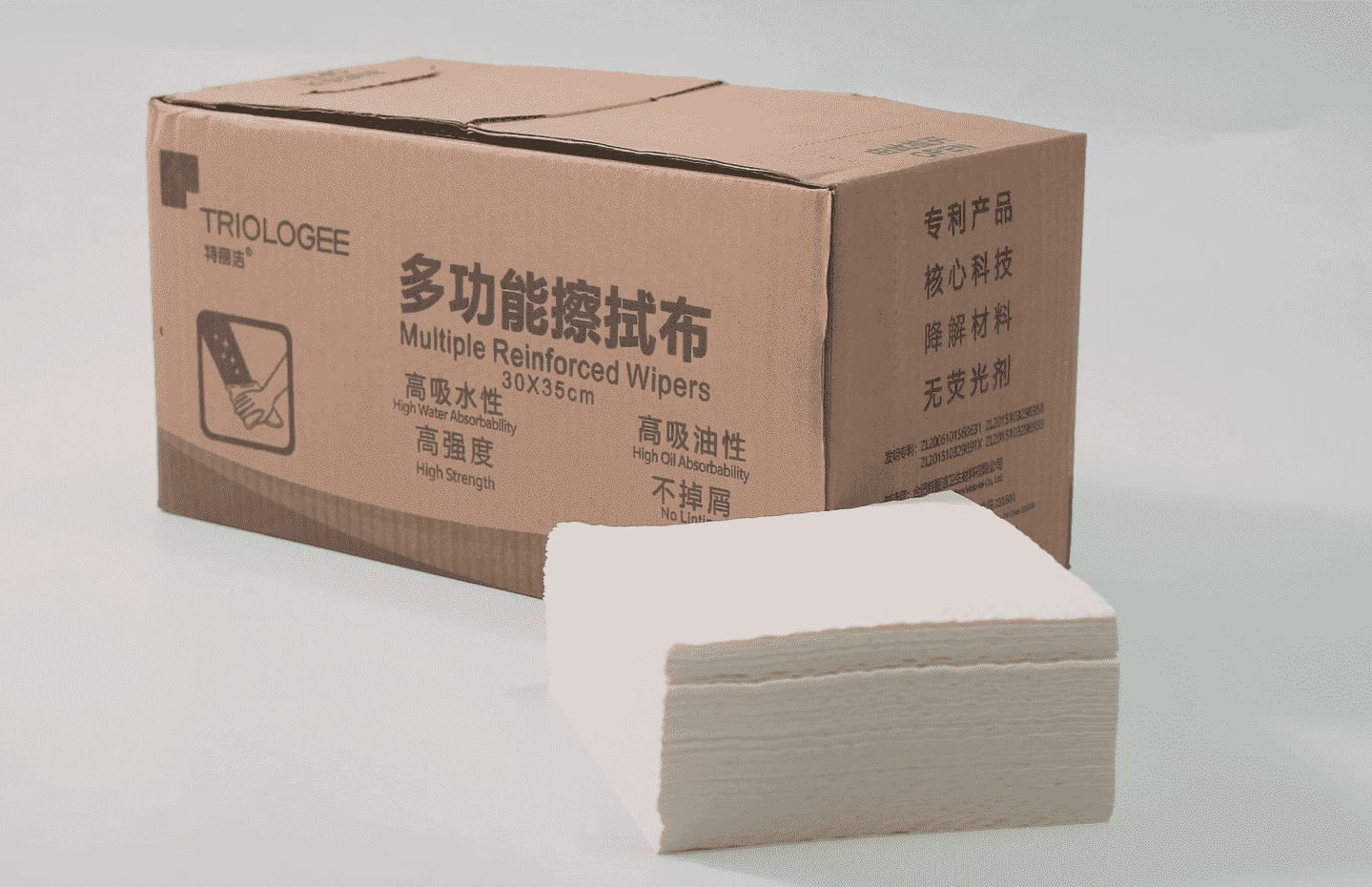 吸収性滅菌4層スクリム強化ペーパータオルロール 工業用クリーニングワイプ 医療用ワイプ